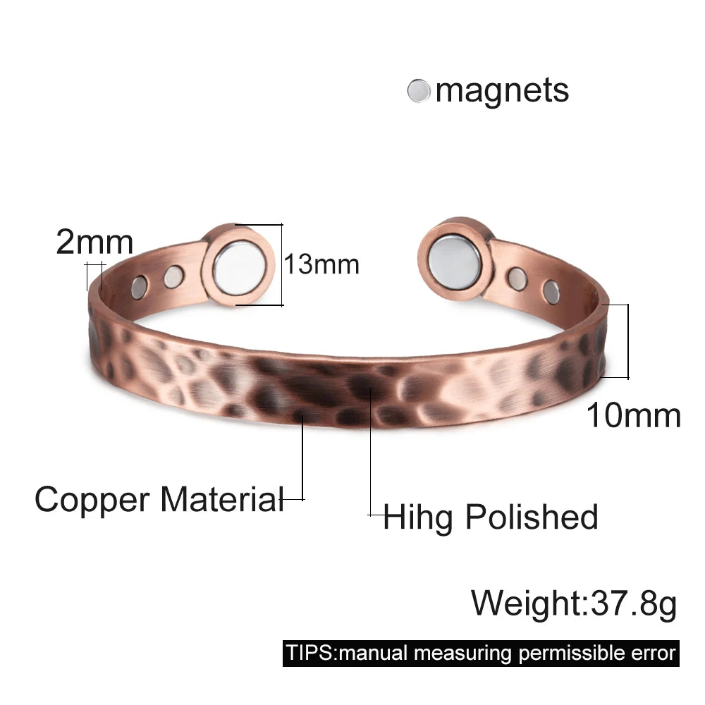 House of Noem — Vintage Knot Copper Cuff Bracelet