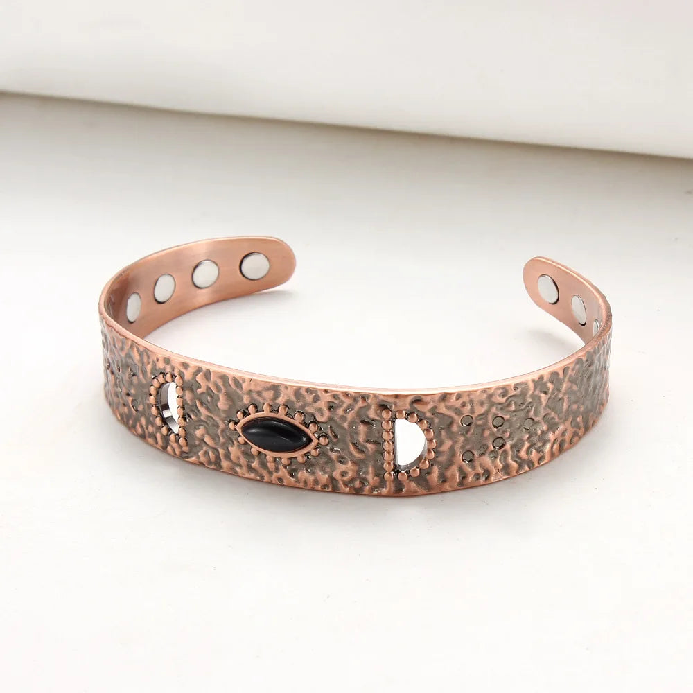 House of Noem — Antique Copper Open Cuff Bracelet