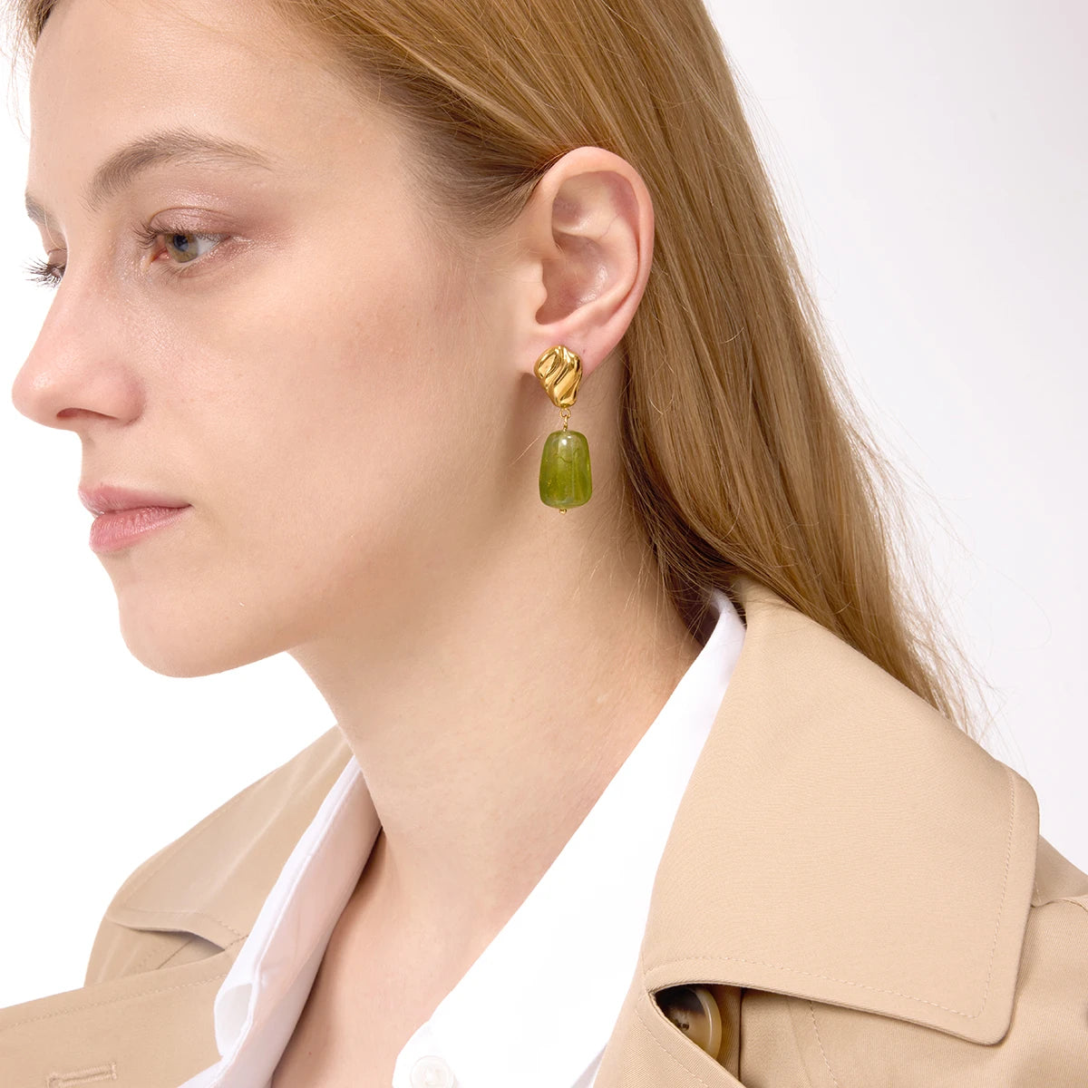 House of Noem — Vintage Geometric Drop Earrings