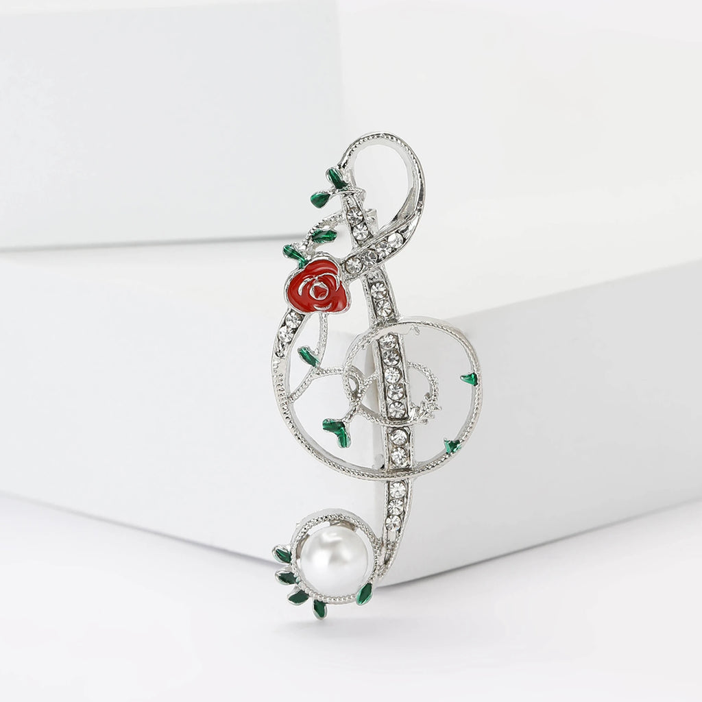 Rhinestone Butterfly Pin