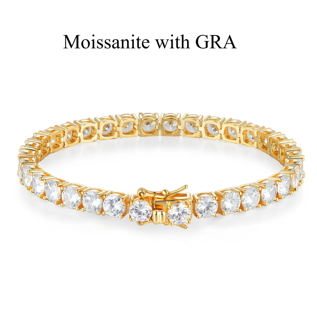 Moissanite Tennis Bracelet in 925 Sterling Silver