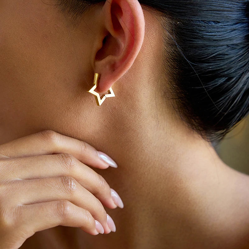 House of Noem — Heart & Star Hoop Earrings