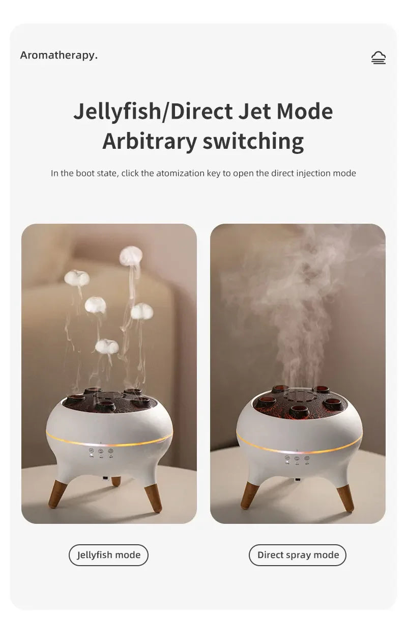 JellyGlow™ 7-Color Jellyfish Humidifier & Essential Oil Diffuser