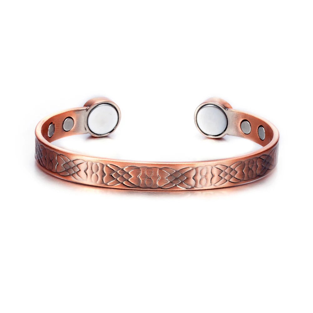 House of Noem — Vintage Knot Copper Cuff Bracelet