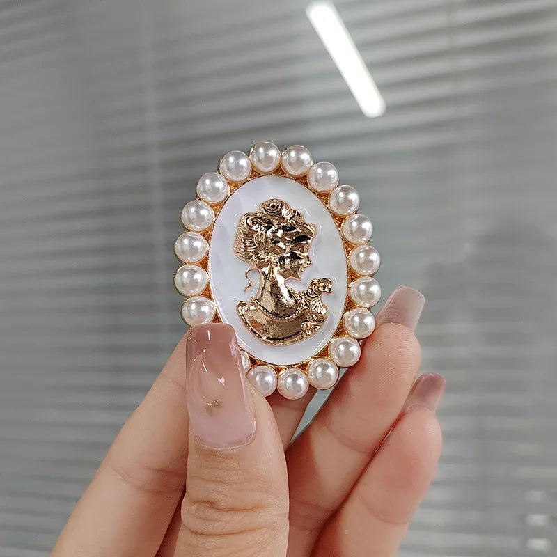 House of Noem — Emerald Crystal Butterfly Brooch