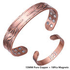 House of Noem — Antique Copper Open Cuff Bracelet