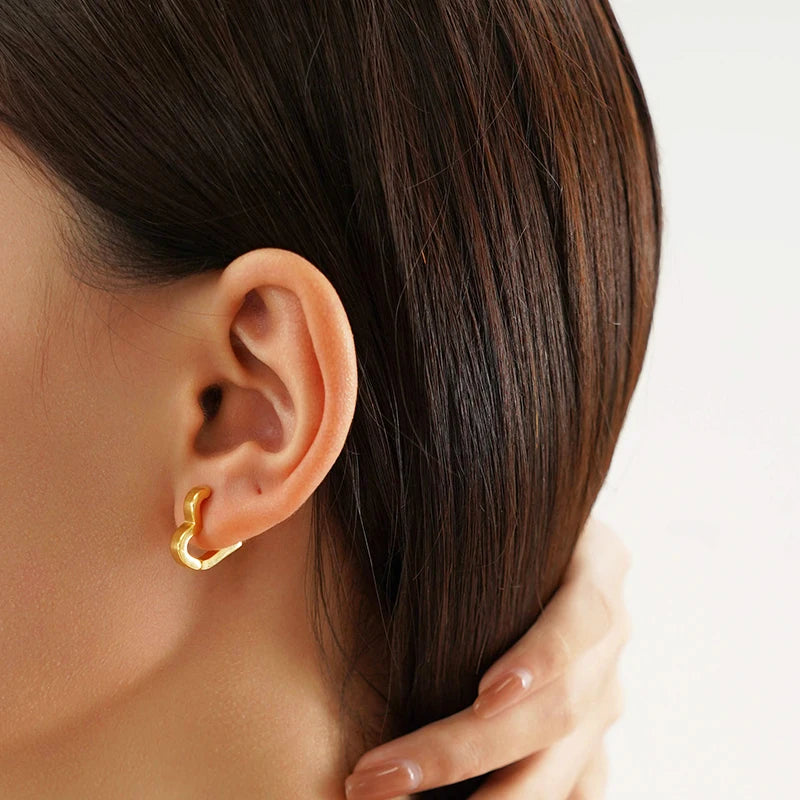 House of Noem — Heart & Star Hoop Earrings
