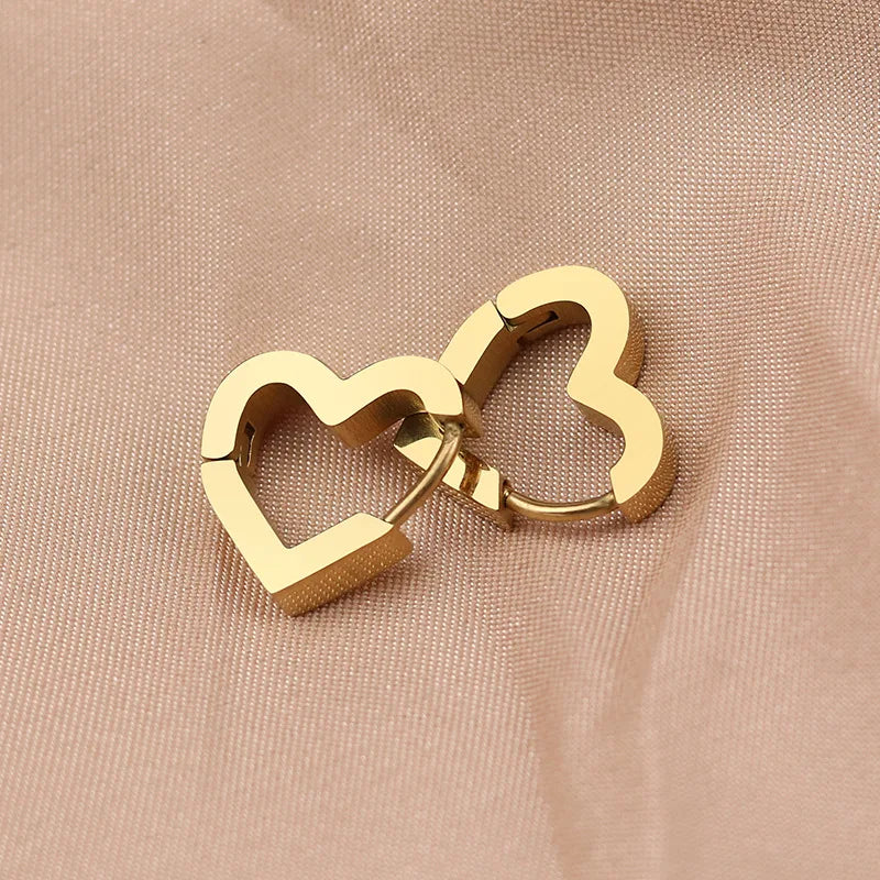 Heart & Star Hoop Earrings