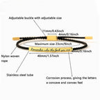 House of Noem — "Don't Let The Hard Days Win" Tube Bracelet