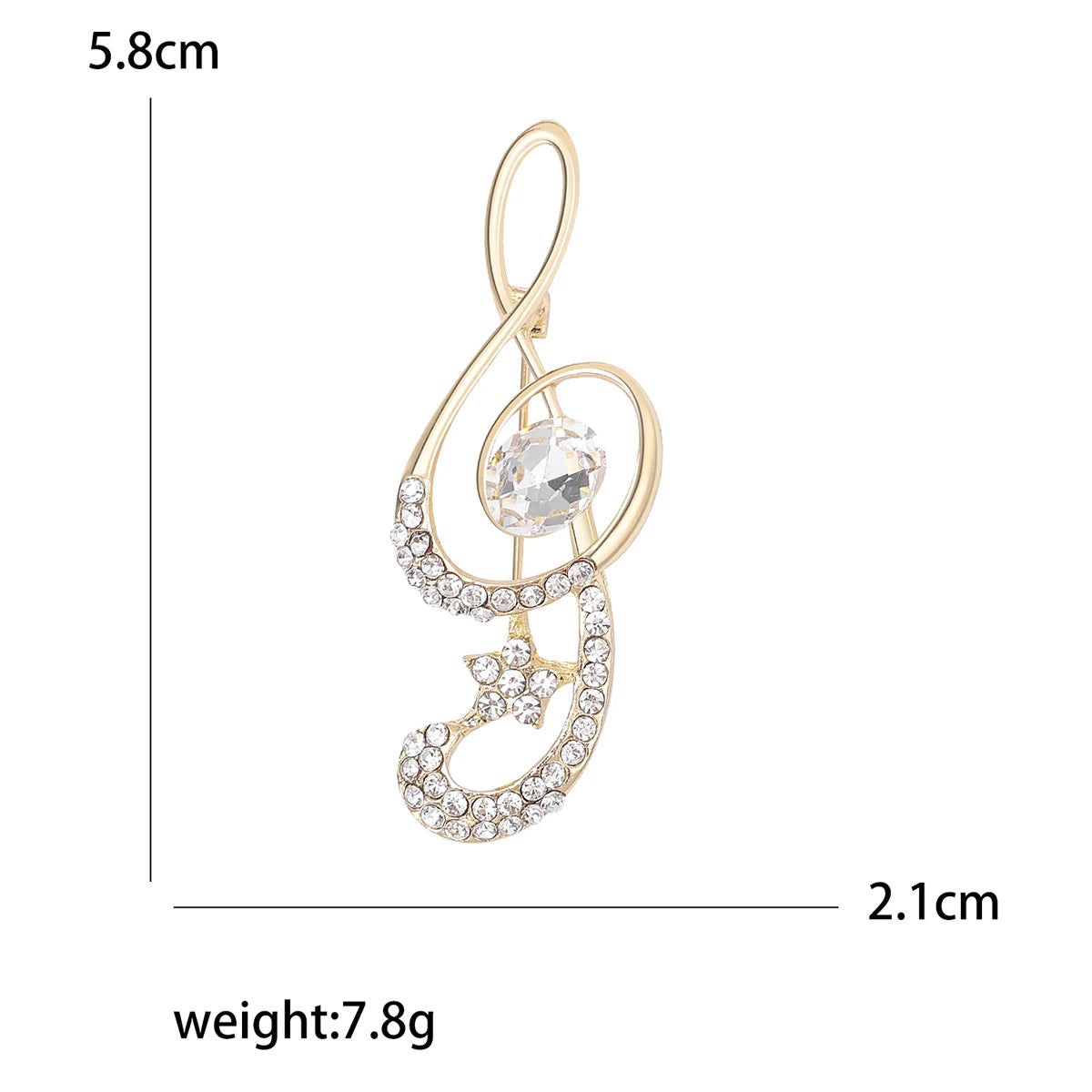 House of Noem — Rhinestone Butterfly Pin