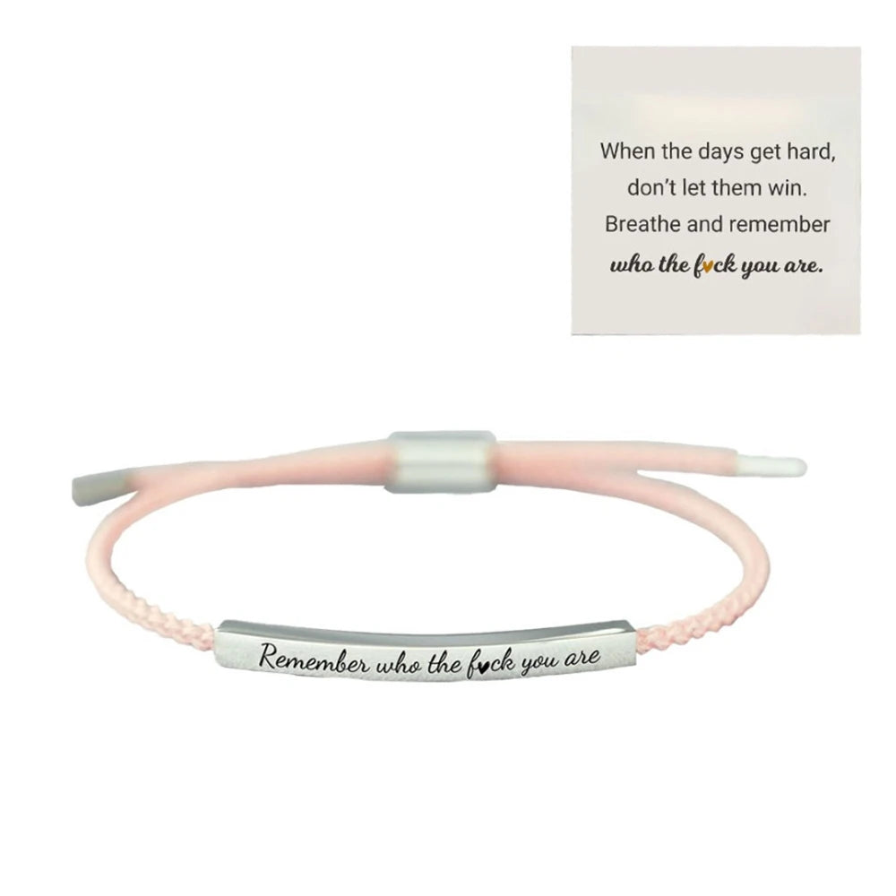 House of Noem — "Don't Let The Hard Days Win" Tube Bracelet