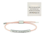 House of Noem — "Don't Let The Hard Days Win" Tube Bracelet