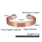 House of Noem — Vintage Knot Copper Cuff Bracelet