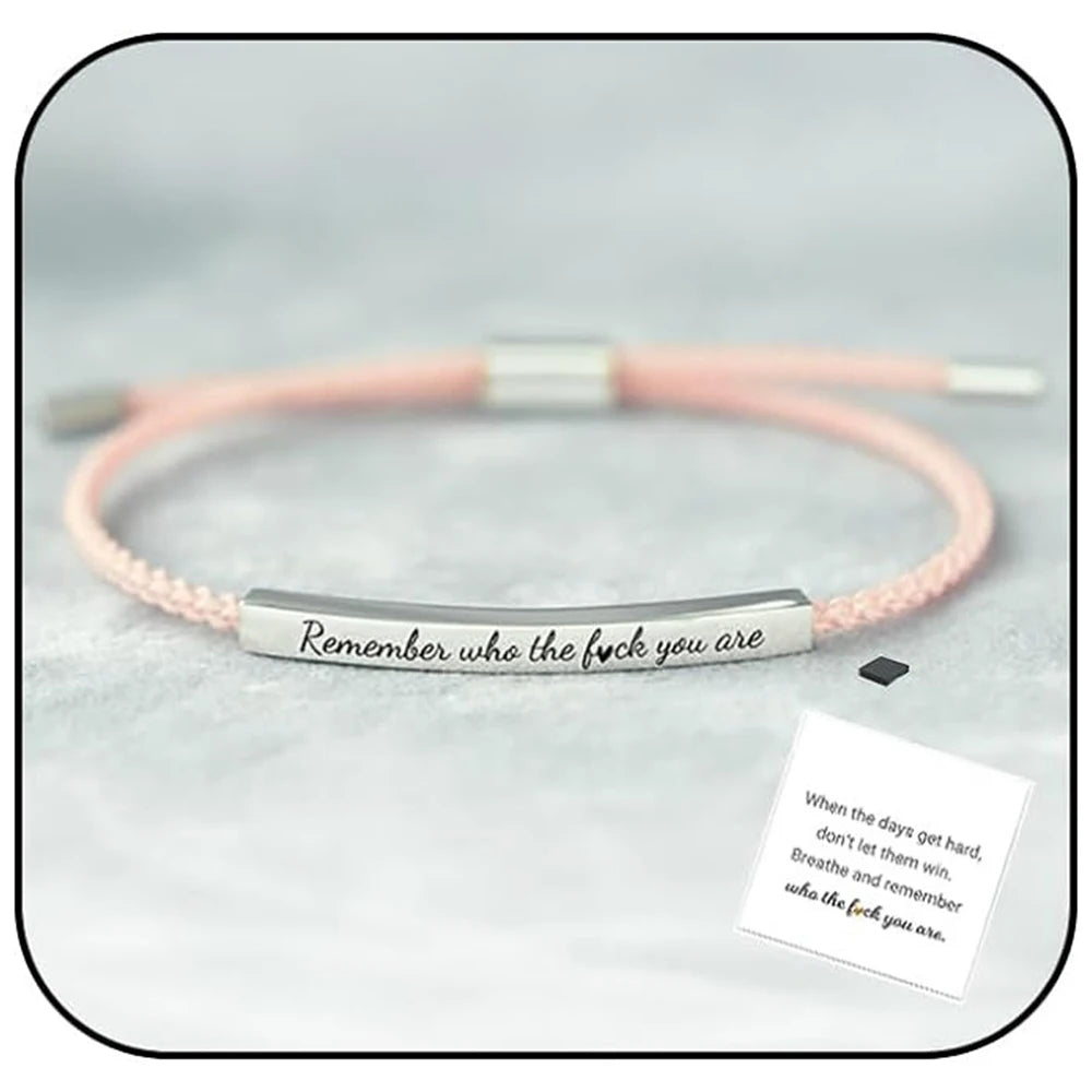 House of Noem — "Don't Let The Hard Days Win" Tube Bracelet
