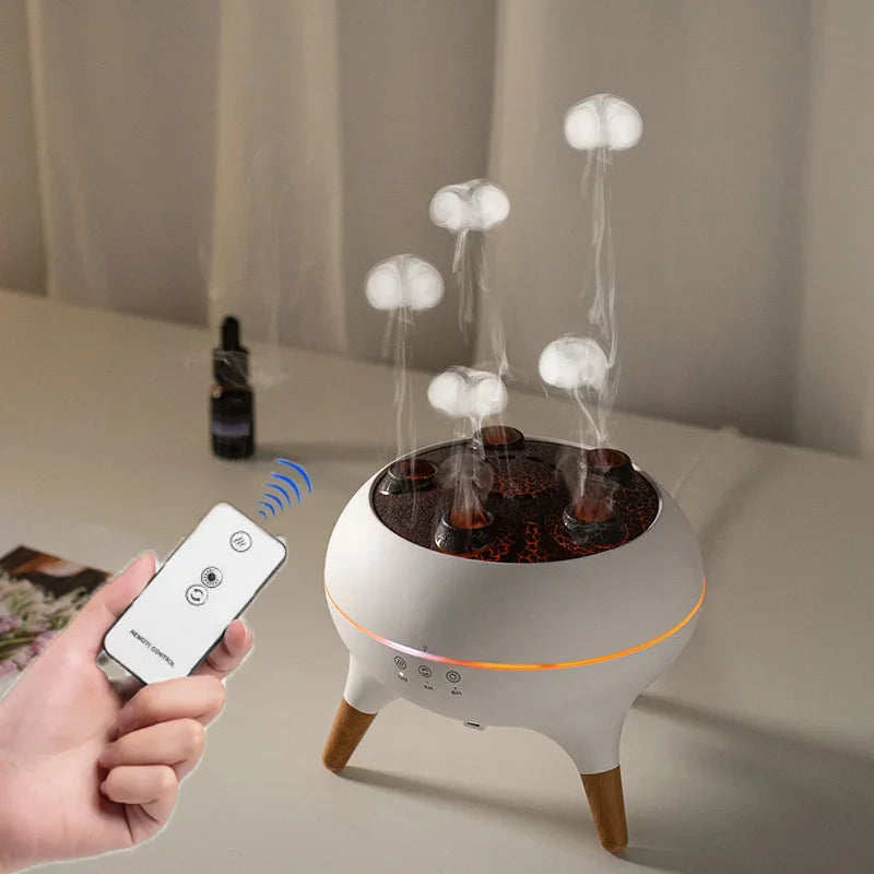 JellyGlow™ 7-Color Jellyfish Humidifier & Essential Oil Diffuser