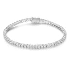 Moissanite Tennis Bracelet in 925 Sterling Silver