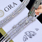 Moissanite Tennis Bracelet in 925 Sterling Silver
