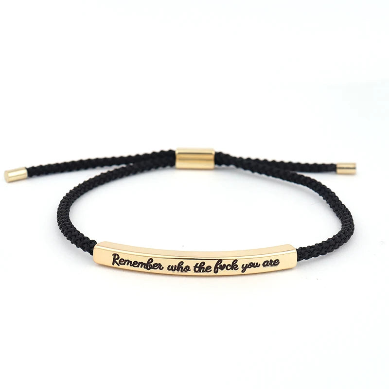 House of Noem — "Don't Let The Hard Days Win" Tube Bracelet