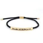 House of Noem — "Don't Let The Hard Days Win" Tube Bracelet