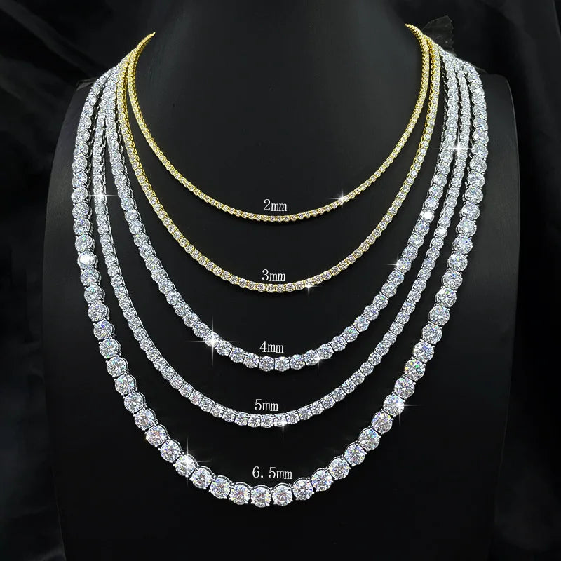 Moissanite Tennis Bracelet in 925 Sterling Silver