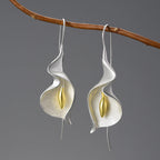 House of Noem — Calla Lily Flower Dangle Earrings