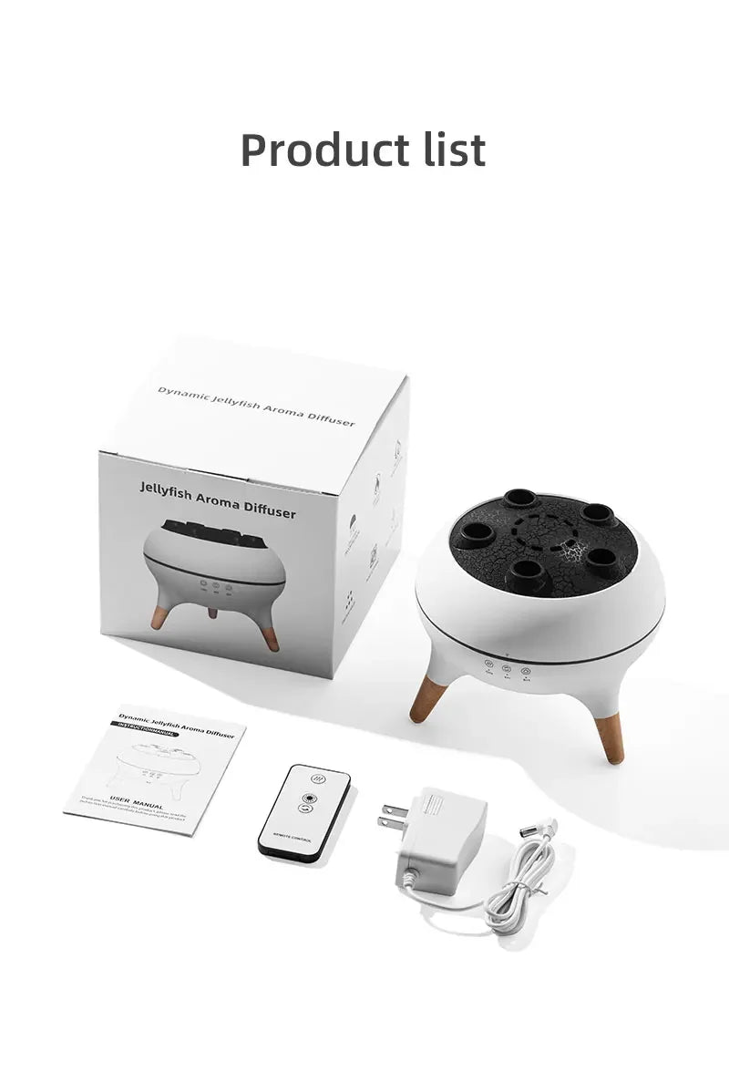 JellyGlow™ 7-Color Jellyfish Humidifier & Essential Oil Diffuser