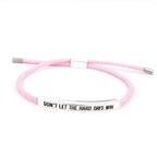 House of Noem — "Don't Let The Hard Days Win" Tube Bracelet