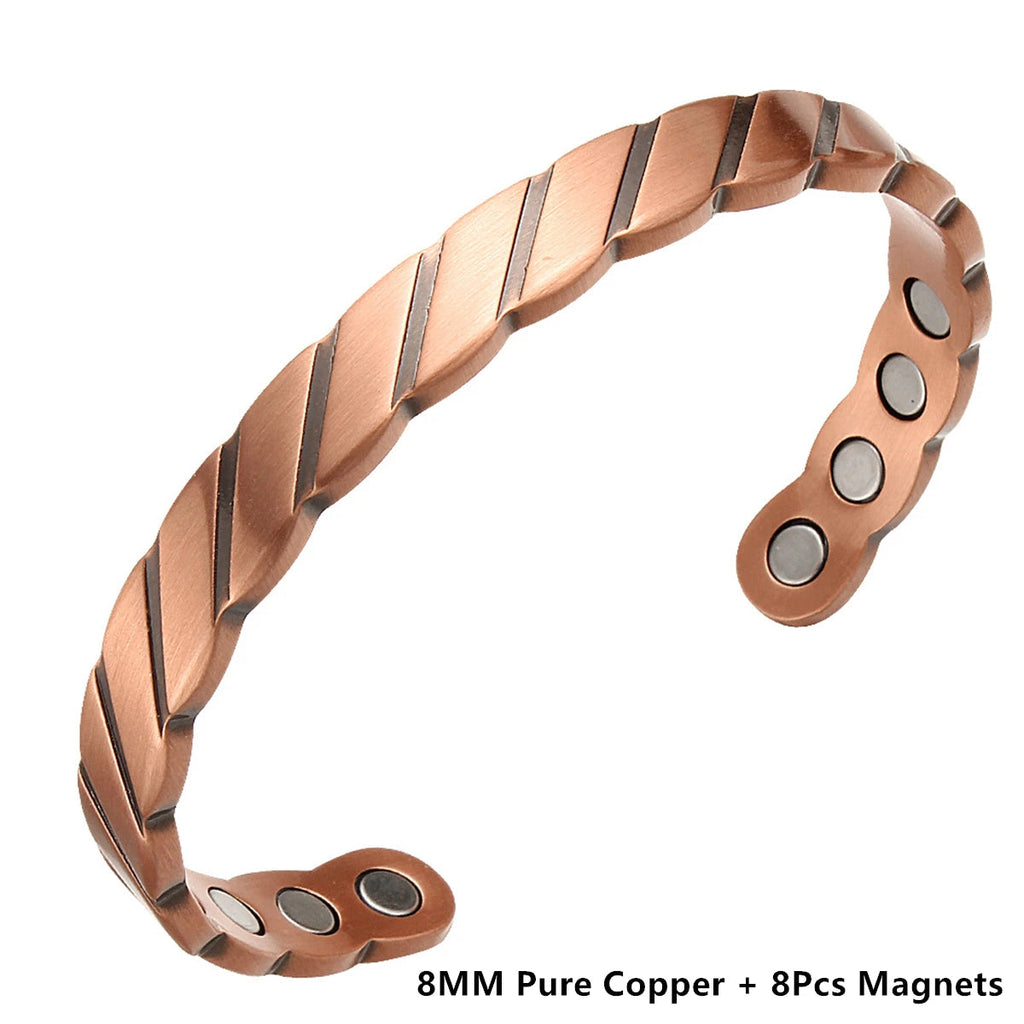 House of Noem — Antique Copper Open Cuff Bracelet