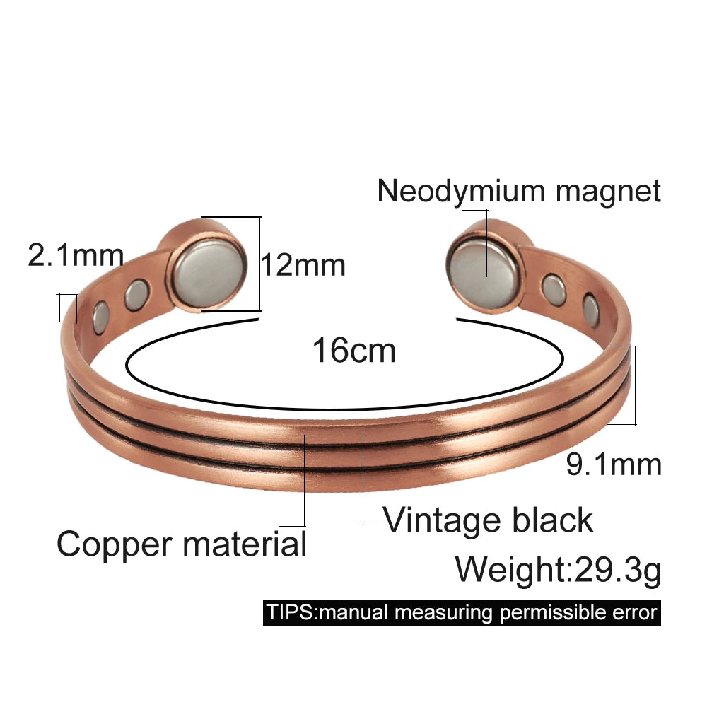House of Noem — Vintage Knot Copper Cuff Bracelet