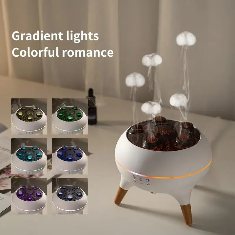 JellyGlow™ 7-Color Jellyfish Humidifier & Essential Oil Diffuser