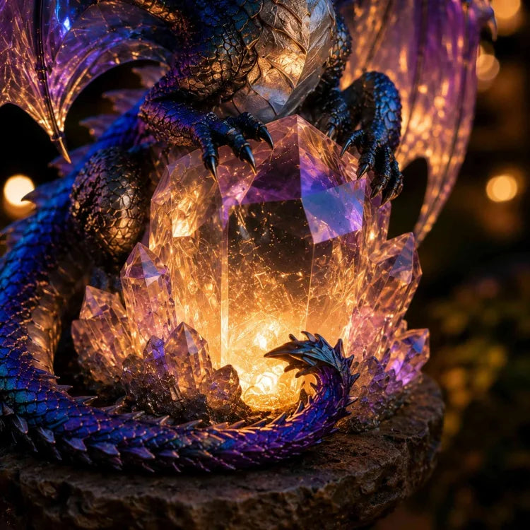 Glowing crystal detail