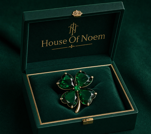 Four-Leaf Clover Anti-Exposure Brooch