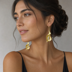 Calla Lily Flower Dangle Earrings