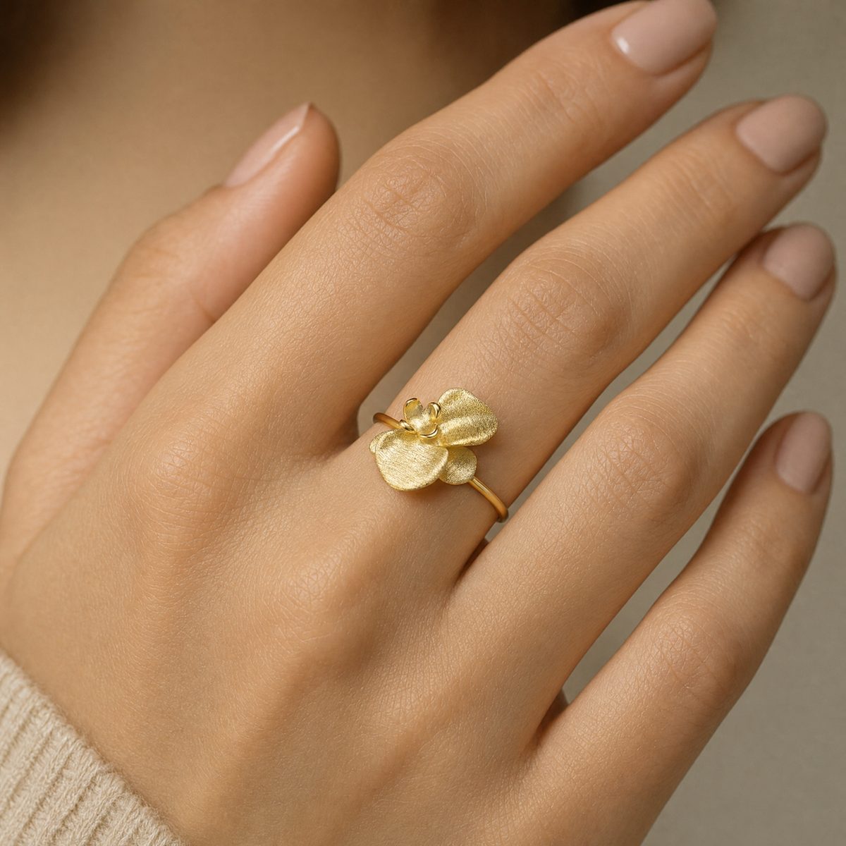 House of Noem Phalaenopsis Orchidee eleganter Ring